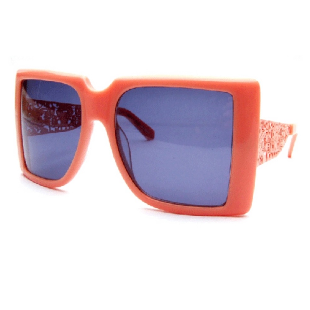 Karen Walker Oversized Coral Sunglasses